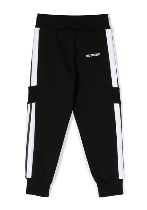 Pantaloni sportivi con stampa NEIL BARRETT KIDS | 032292110